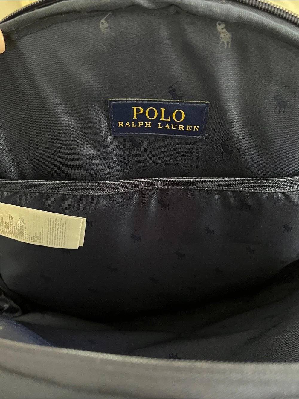 Ralph Lauren Bear Unisex Backpack Newport Navy